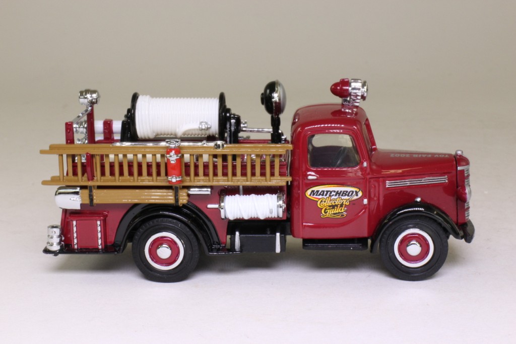 Matchbox Collectibles 95166; 1939 Bedford Pump and Hose Truck